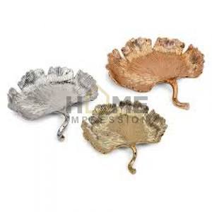 ถาดโลหะทองเหลืองชุบดีไซน์เนอร์สำหรับเสิร์ฟทุกฤดูอุปกรณ์สำหรับอาหารค่ำของตกแต่งห้องครัวสำหรับซัพพลายเออร์ขายส่ง - Product Image 5