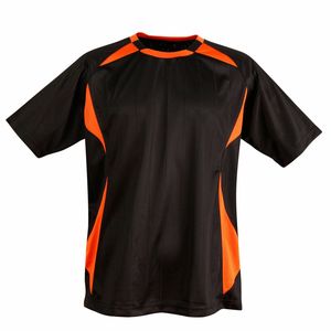 Camiseta de fútbol de contraste liso de primera calidad, ropa atlética elegante y funcional con ajuste de tela transpirable y que absorbe la humedad - Product Image 2