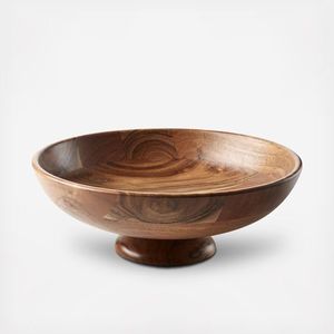 Ustensiles de cuisine en bois d'acacia massif, vaisselle de haute qualité fait à la main, plateau à salade, bol en bois en forme de bois 4 pièces - Product Image 2