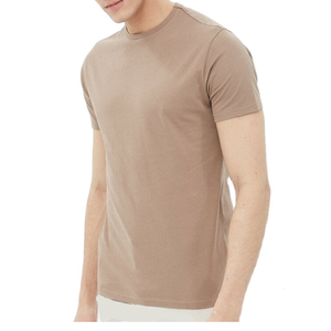 Best Selling Men's O-Neck Knitted Blank T-Shirt 100% Cotton Short Sleeve Solid Eco-Friendly Quick Dry Breathable Loose Fit 180g - Product Image 6