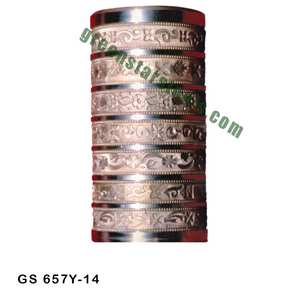 Rodillo de diseño de brazalete de acero GS 657Y-14 Herramientas de joyería esenciales para artesanos de joyería - Product Image 1