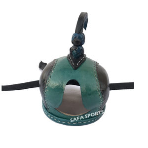 Capuche de fauconnerie arabe en cuir, couvre-tête de faucon pour la chasse aux faucons et aux rapaces, équipement de chasse pour les passionnés, capture d'animaux - Product Image 6