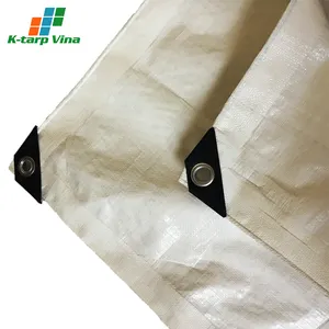 Oem Odm Heavy Duty Tarp High Density Wood Cover Standard Size Pe Plastic Tarpaulin Sheet