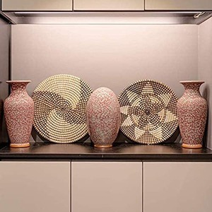 Cesta de pared de mimbre de algas marinas de nuevo diseño de decoración colgante de almacenamiento moderno de alta calidad para 2017 - Product Image 5