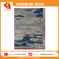 Magnifique Nouveau Tapis Rectangulaire 100% Naturel Tissé à la Main Personnalisable Hauteur de Boucle/Pile Bouclée Motif Chevron Moderne pour la Maison