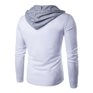 Venta al por mayor deportes Fitness nuevo diseño hombres 2024 invierno y otoño moda Casual sudaderas con capucha transpirables para hombres - Product Image 4