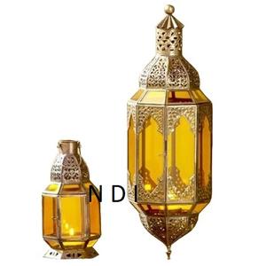 Rustic Decorative Set of 2 Candle <b>Lantern</b> Lamp For Wedding & Christmas Party Decoration Candle Holder <b>Lantern</b> Outdoor & <b>Indoor</b> - Product Image 1