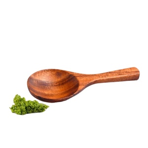 Cuchara de madera natural ecológica Cucharadita para cenar Ensalada Postres a la venta - Product Image 1