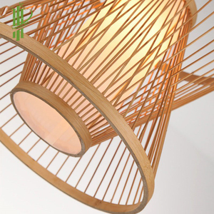 Luces colgantes de mimbre de bambú para decoración de dormitorio interior moderno, candelabros y luces colgantes de alta venta - Product Image 5
