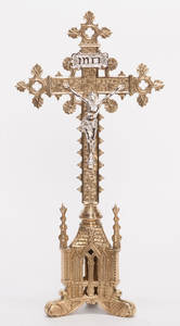 Croix d'autel en laiton de haute qualité, Brassworld inde - Product Image 3