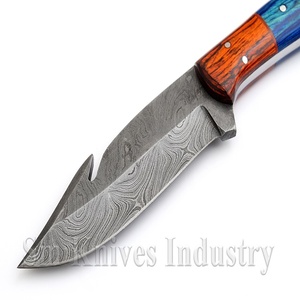 Gancho de sujección (pulgadas de largo, cuchillo de caza de Damasco hecho a medida (Smk1364) - Product Image 6