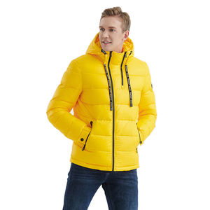 Chaqueta gruesa con cremallera para hombre, ropa deportiva de alta calidad, con etiqueta privada, informal, para correr, azul marino, acolchada, para invierno - Product Image 6