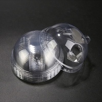 Gobelet en U en plastique PET de 16oz avec couvercle en forme d'ours, design à paroi unique, pour servir des boissons froides