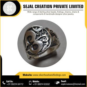 Bague en argent sterling 925 avec pierres multicolores, connecteurs de 4 mm, composants de bijoux fournis par Sejal Creation (IN;41826) - Product Image 2