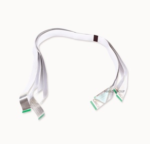 Cable plano de montaje Ros Magenta/Amarillo 962K61350 Suministros de impresora compatibles Xerox WorkCentre WC7655 WC7665 WC7675 WC7755 WC7765 - Product Image 3