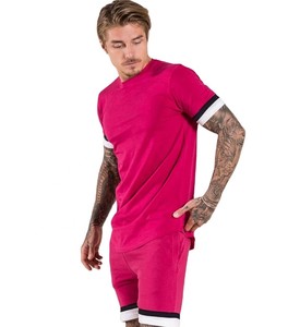 เสื้อยืดและเสื้อแขนสั้นแฟชั่นสำหรับผู้ชาย,เนื้อผ้าบางแบบตัดกันสไตล์ล่าสุดสำหรับฤดูร้อน - Product Image 3