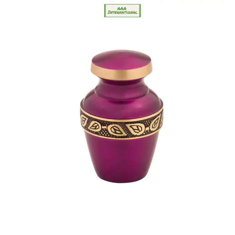 Exclusive Deal on Exceptional Quality Brass Material Keepsake Funeral Urns from India