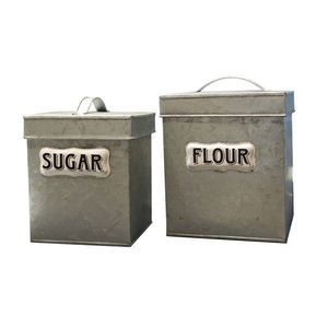 Contenedor de almacenamiento de pan de Metal plateado Vintage, contenedor de almacenamiento de pan de cocina Retro de granja, cajas de pan - Product Image 6
