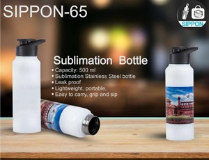 Logotipo personalizado al aire libre Metal sublimación botella mosquetón botella de agua onda moderna botella de agua aislada al vacío hermética - Product Image 4