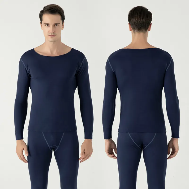 2 Piece Men S Super Cozy Thermal Underwear Long Johns Top and Bottom Thermal Underwear Sets XXL Winter OEM Spandex Technics Time