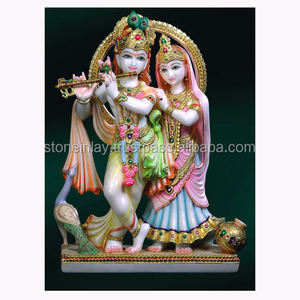 Radha Krishna Jugal Jodi estatua de mármol - Product Image 1
