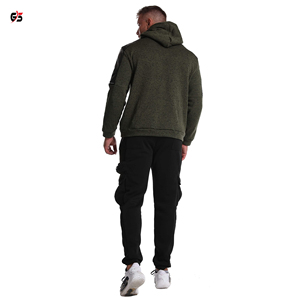 Top Premium Quality Fashion Men's Tracksuit Full Customized <b>Embroidery</b>/Print/Patch Logo Print Pullover Hoodie & Jogger <b>Set</b> - Product Image 4