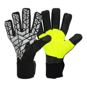 Nuevos guantes de portero de cuero de alta calidad Ropa deportiva al por mayor con guantes de portero de Palma de alta calidad - Product Image 6