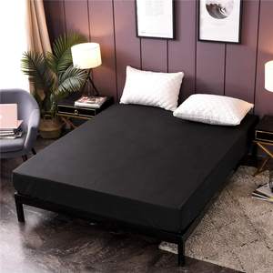 Su geçirmez şilte kılıfı koruyucu siyah çarşaf nefes yatak şiltesi koruyucu örtü, 14 "derin cep - Product Image 2