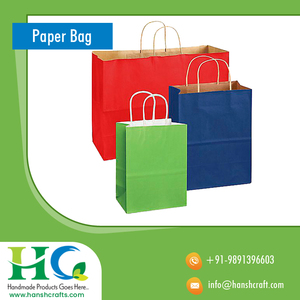 Bolsa de compras de papel personalizada con impresión de logotipo, venta al por mayor - Product Image 6