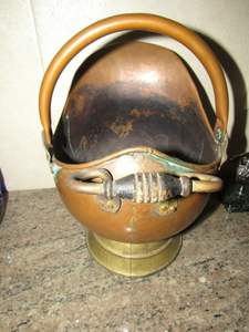 Seau à charbon de cendres enduit de poudre d'orange vibrant avec poignée portable, parfait pour le jardinage élégant et les outils d'intérieur et d'extérieur - Product Image 4