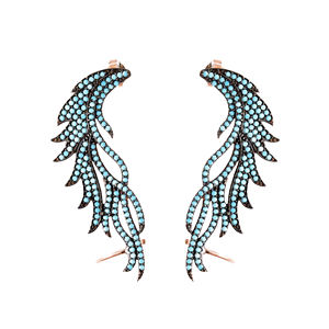 Cluster Ear Cuff Wrap Clip Silver <b>Earring</b> Wholesale Handcrafted Silver <b>Earring</b> Trendy Fashion for Woman - Product Image 1