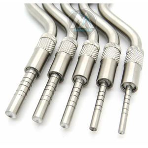 Juego de 10 osteótomos sinusales, Instrumentos dentales para implantes, elevadores de injerto óseo, 1 pieza, Manual CE PK, 2 años, se acepta OEM de grado A + - Product Image 6