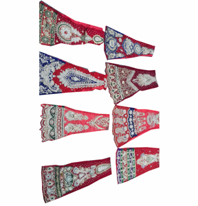 Parche Bordado a Mano con Cuentas de Rosas Rojas, Aplique de Rosas Rosadas para Jeans de Mezclilla para Hombre, Logotipo Personalizado Key Technics - Product Image 2