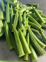 Bevroren Okra Frozenokra Groothandel Eenvoudig Te Eten Bevroren Verse Kwaliteit Okra Groenten Fruit