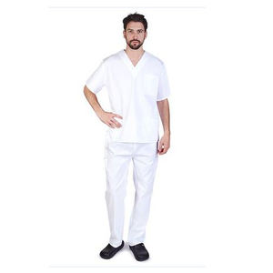 Trajes de satén para hombre hechos a medida OEM 2021 uniformes de hospital de precio barato al por mayor en línea - Product Image 5