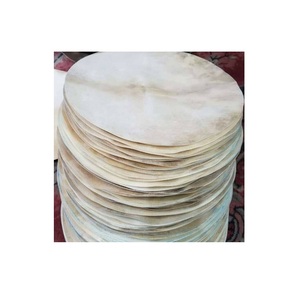 กลองแทมบูรีนมือถือสำหรับผู้ใหญ่หนังลูกวัวธรรมชาติเครื่องเคาะทำจากไม้คุณภาพเลียนแบบสัตว์ - Product Image 1