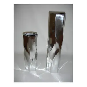 Premium <b>Crystal</b> and Granite Table Top Vases Metal <b>Mirror</b> Polish Antique Designs Premium Colorful Home /Wedding Decoration Vases - Product Image 1