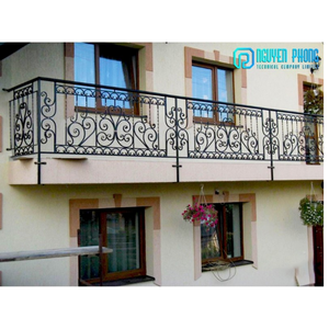 Balustrade de balcon en fer forgé classique confortable, balustrade d'escaliers en métal, d'intérieur, souliers de balcon français, 20 + design européen - Product Image 3