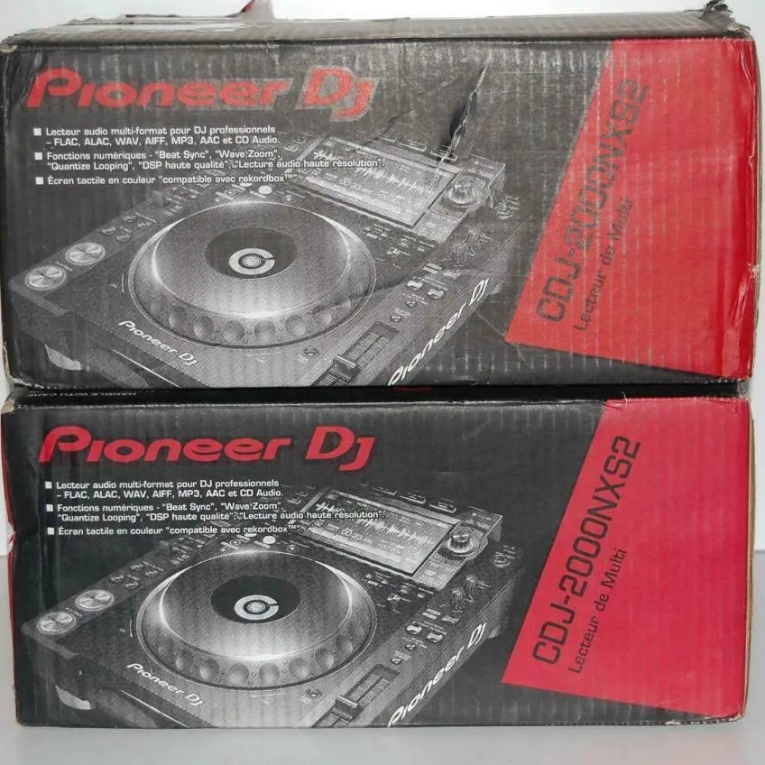 Восстановленная оригинальная пара Pioneer CDJ 2000 NXS2 Nexus 2 CD/USB