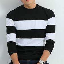 บล็อกสีที่กำหนดเองเต็มแขนเสื้อยืดในการขายร้อนของฤดูกาล - Product Image 2