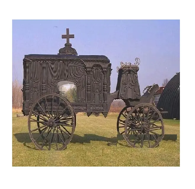 古代キリスト教葬儀馬車葬儀馬は馬車メーカーヨーロッパの葬儀馬バギー販売