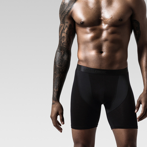 Nueva Oferta Caliente: Calzoncillos Boxer de Seda Helada de Color Liso, Sin Costuras, para Hombre, Tallas Grandes - Product Image 5