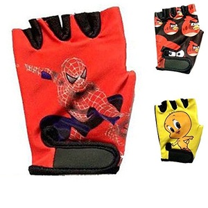 Shemax 2024 OEM Top Quality Best Selling Made in Pakistan Custom Kids Gloves Junior Cycling <b>Cartoon</b> <b>Character</b> Printed Gloves - Product Image 5