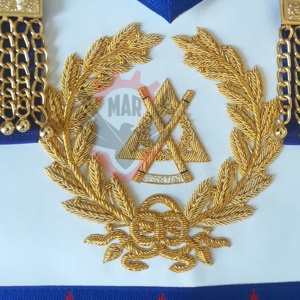 Delantal de alambre bordado a mano, alero del Arco Real, gran jefe de ceremonias - Product Image 2