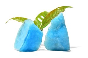 Pierre de guérison naturelle Quartz bleu foncé, en cristal brut, naturel, équilibre Reiki Chakra - Product Image 2