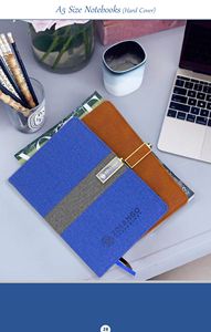 Couverture en papier personnalisée pour cahier A5 personnalisée de qualité supérieure avec raccord en métal élastique horizontal pour une utilisation scolaire ou un journal - Product Image 4