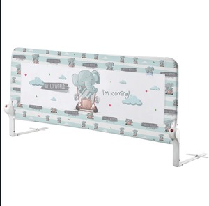 รั้วกั้นเตียงโลหะแบบพับได้รางป้องกันเด็กเล่นรั้วเด็ก - Product Image 2