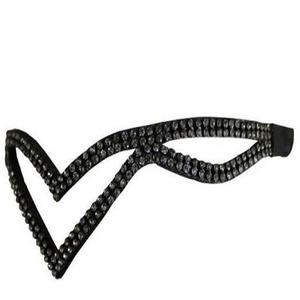 Correa de cuero en forma de V para cejas de caballo, cadena decorativa de cristal transparente, ostentosa, hecho a mano, precio al por mayor, 2021 - Product Image 2