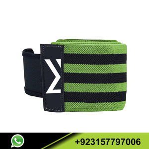 Rodilleras deportivas verdes con logotipo personalizado, vendaje de compresión elástico Extra largo, soporte para entrenamiento cruzado - Product Image 5