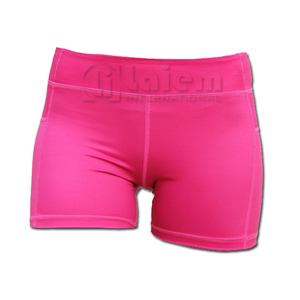 Pantalones cortos deportivos para gimnasio para mujer, pantalones cortos de entrenamiento Yogalicious Spandex/poliéster, transpirables de secado rápido para deporte y otras actividades - Product Image 4